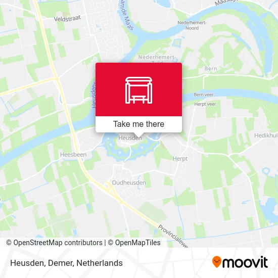 Heusden, Demer Karte