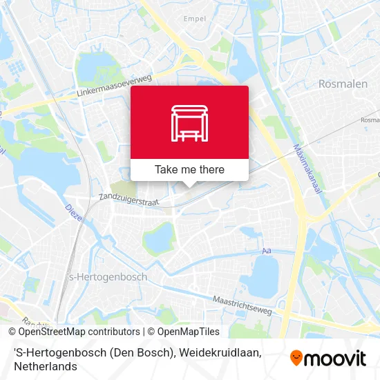 'S-Hertogenbosch (Den Bosch), Weidekruidlaan map