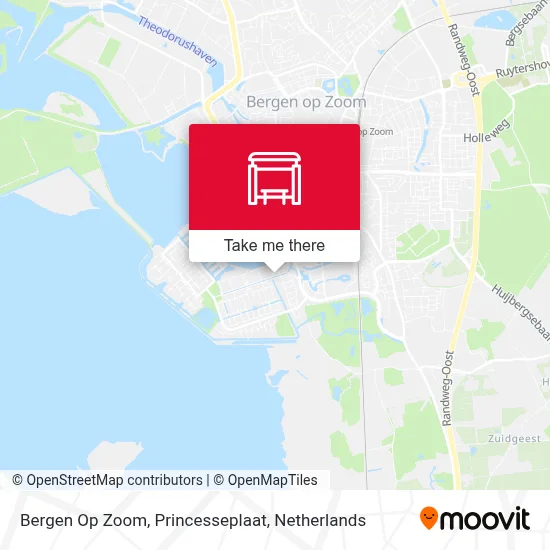 Bergen Op Zoom, Princesseplaat map