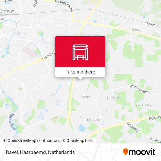 Bavel, Haarbeemd map
