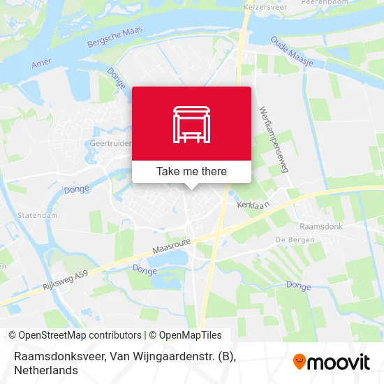 Raamsdonksveer, Van Wijngaardenstr. (B) map