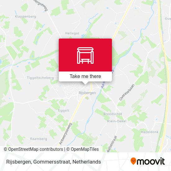 Rijsbergen, Gommersstraat map
