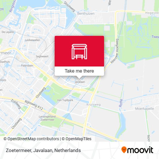 Zoetermeer, Javalaan Karte