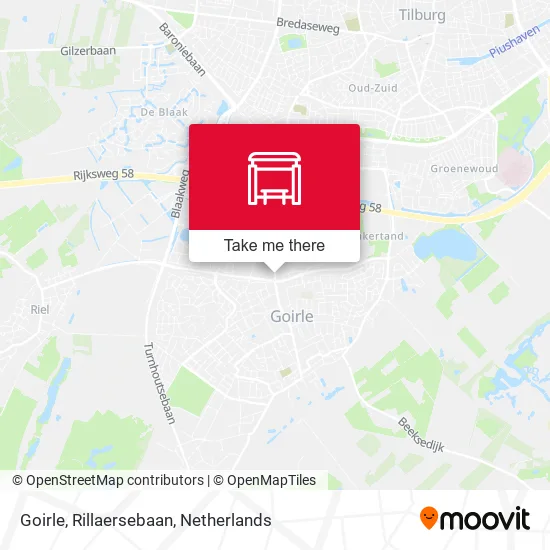 Goirle, Rillaersebaan map