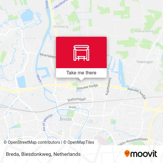 Breda, Biesdonkweg map