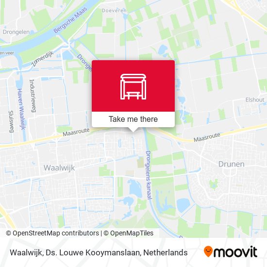 Waalwijk, Ds. Louwe Kooymanslaan map