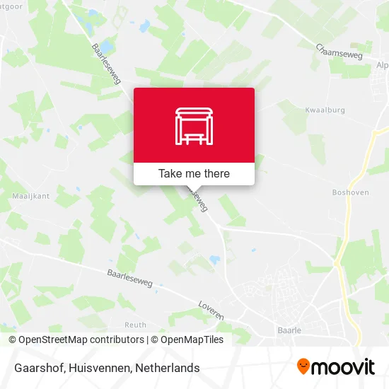 Gaarshof, Huisvennen map