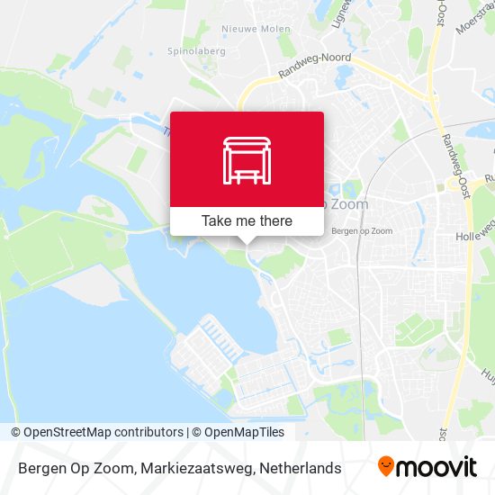 Bergen Op Zoom, Markiezaatsweg Karte