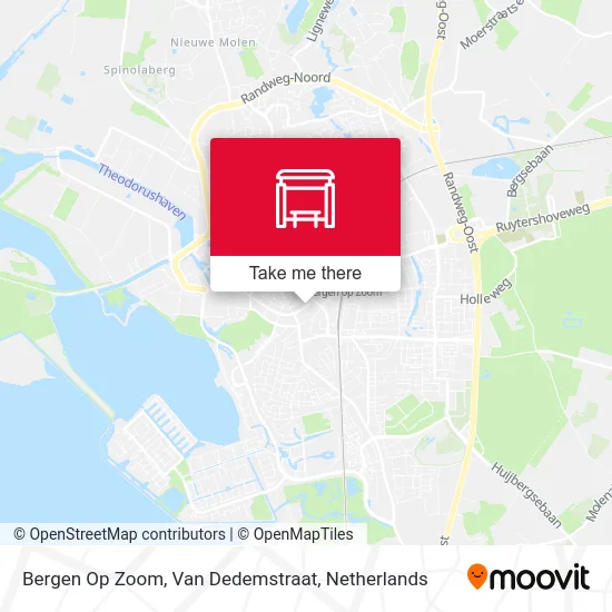 Bergen Op Zoom, Van Dedemstraat map