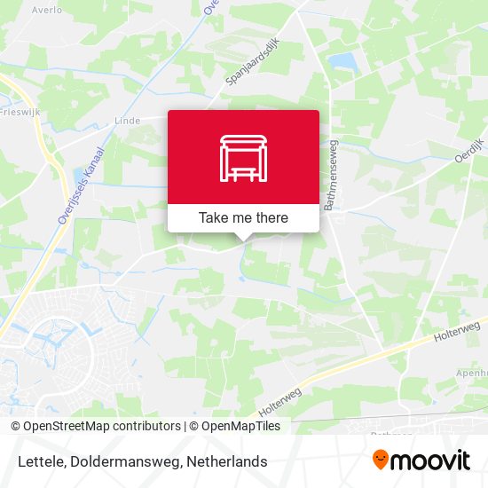 Lettele, Doldermansweg map