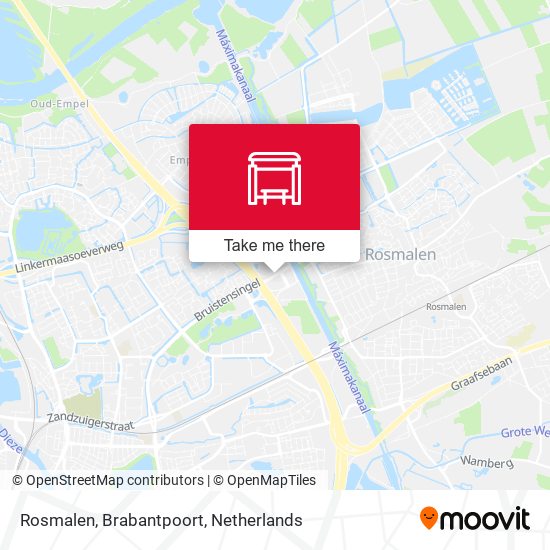 Rosmalen, Brabantpoort Karte