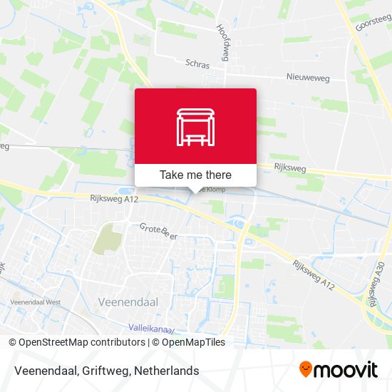 Veenendaal, Griftweg map