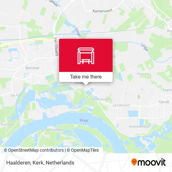 Haalderen, Kerk map
