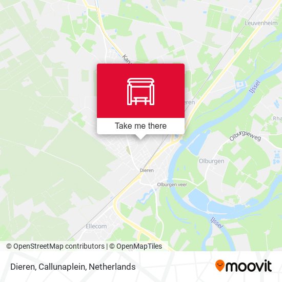 Dieren, Callunaplein map