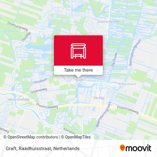 Graft, Raadhuisstraat map