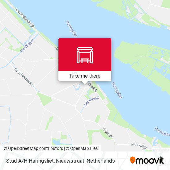 Stad A / H Haringvliet, Nieuwstraat map
