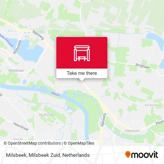 Milsbeek, Milsbeek Zuid map