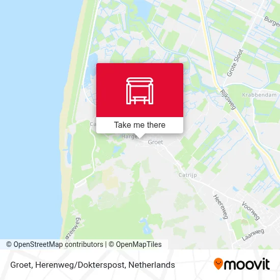 Groet, Herenweg/Dokterspost map