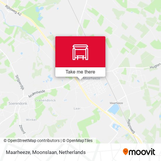 Maarheeze, Moonslaan map