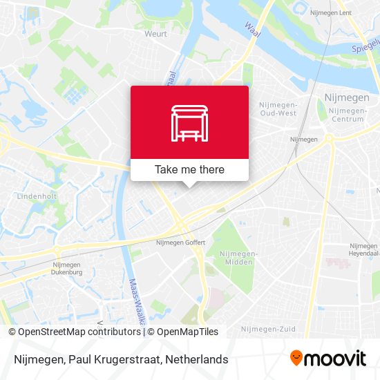 Nijmegen, Paul Krugerstraat map