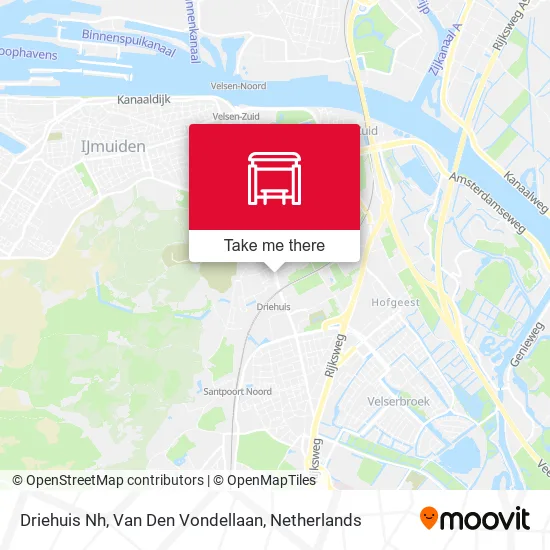 Driehuis Nh, Van Den Vondellaan map