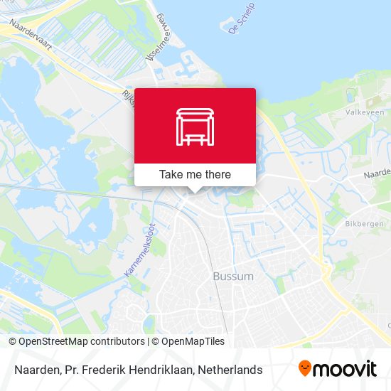 Naarden, Pr. Frederik Hendriklaan map