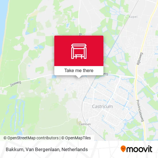 Bakkum, Van Bergenlaan map