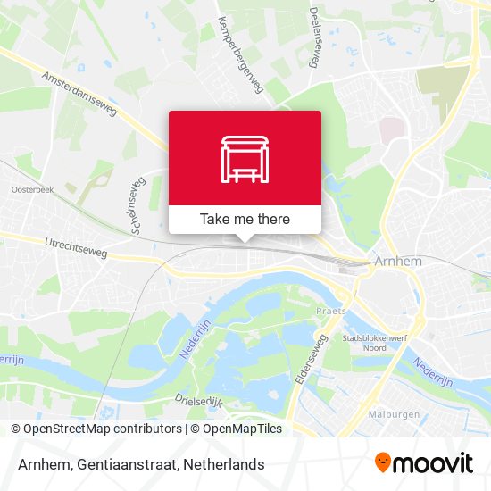 Arnhem, Gentiaanstraat map
