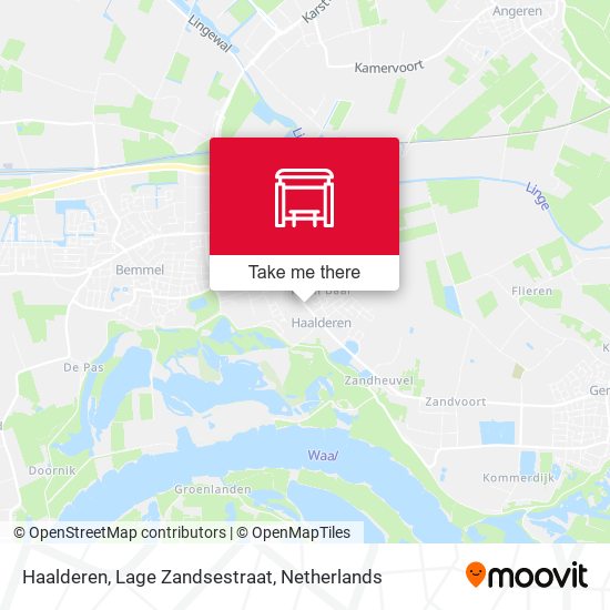 Haalderen, Lage Zandsestraat map