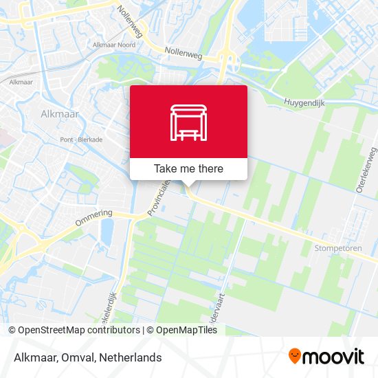 Alkmaar, Omval Karte