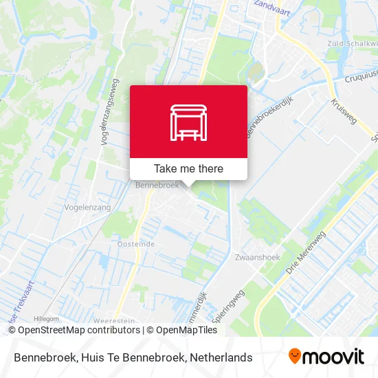 Bennebroek, Huis Te Bennebroek map
