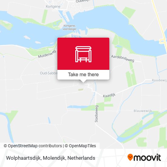Wolphaartsdijk, Molendijk map