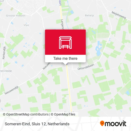 Someren-Eind, Sluis 12 map