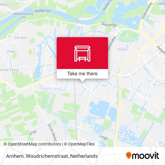 Arnhem, Woudrichemstraat map