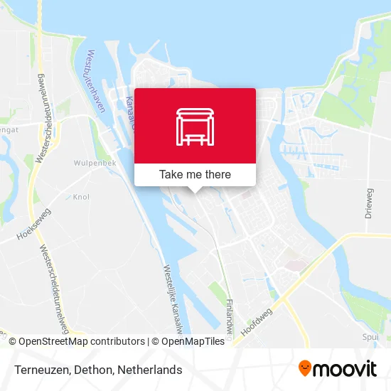 Terneuzen, Dethon map
