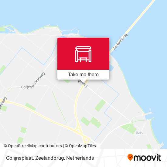 Colijnsplaat, Zeelandbrug map