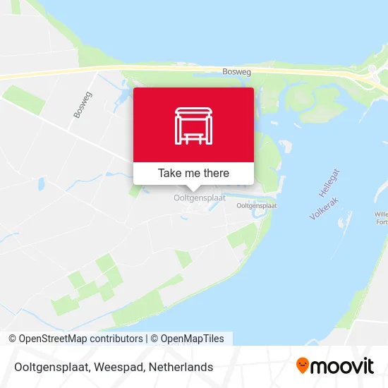 Ooltgensplaat, Weespad map