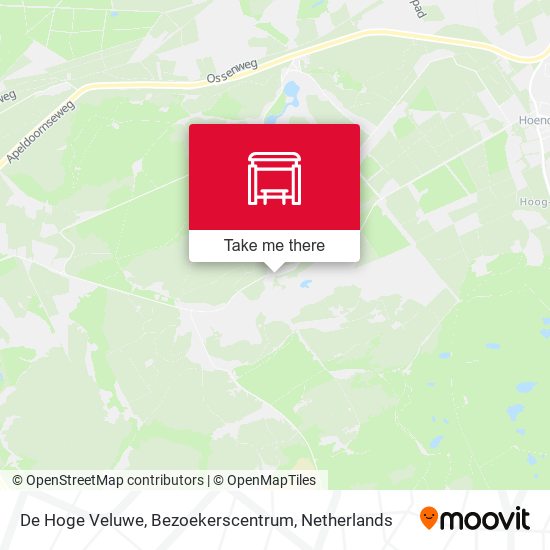 De Hoge Veluwe, Bezoekerscentrum map