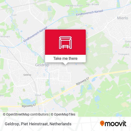 Geldrop, Piet Heinstraat map