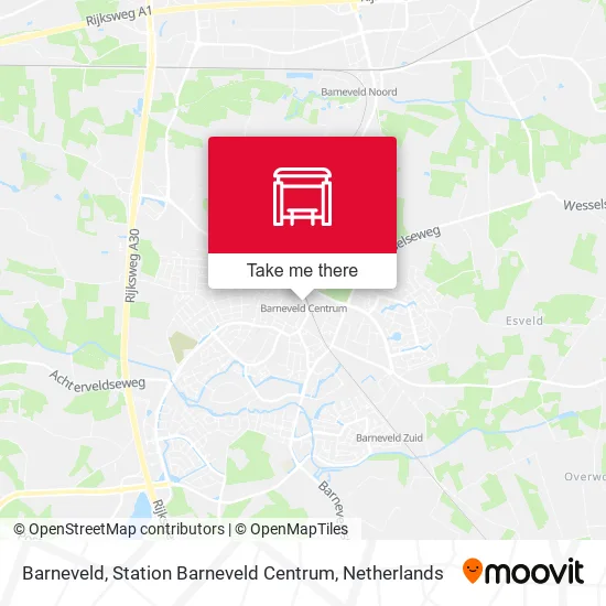 Barneveld, Station Barneveld Centrum map