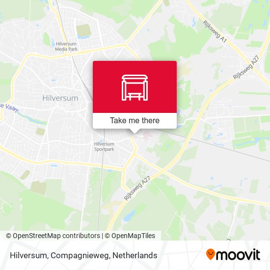 Hilversum, Compagnieweg map