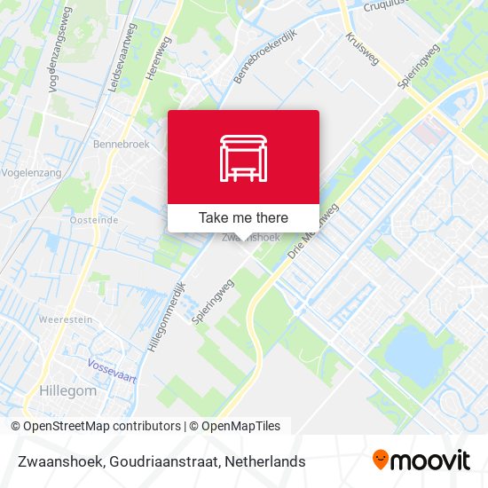 Zwaanshoek, Goudriaanstraat map