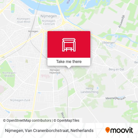 Nijmegen, Van Cranenborchstraat map