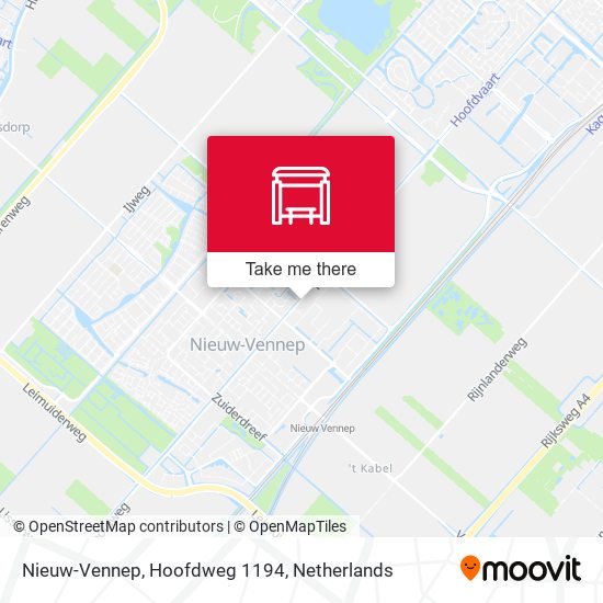 Nieuw-Vennep, Hoofdweg 1194 map
