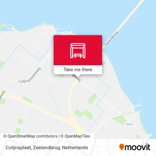Colijnsplaat, Zeelandbrug map