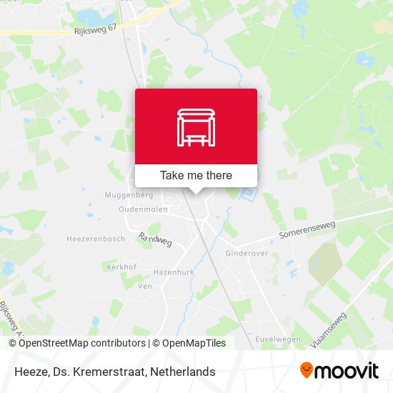 Heeze, Ds. Kremerstraat map