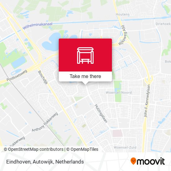 Eindhoven, Autowijk map