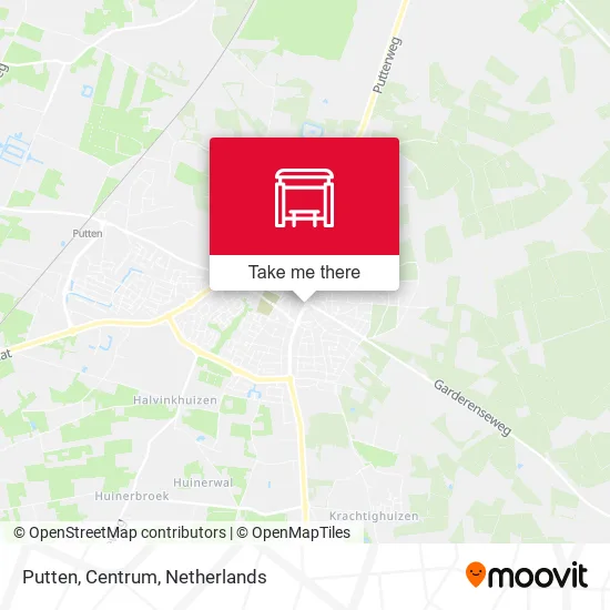 Putten, Centrum map