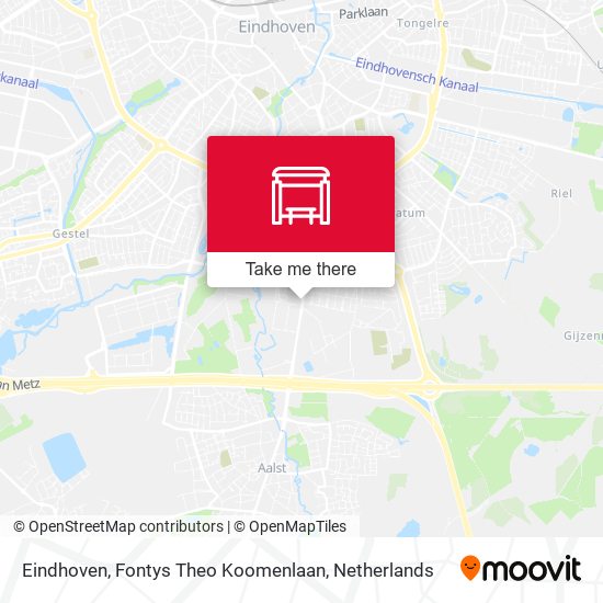 Eindhoven, Fontys Theo Koomenlaan map