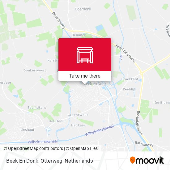Beek En Donk, Otterweg map